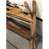 Image 2 : Group of 4 rustic wooden buck saws