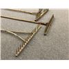 Image 2 : Group of 4 rustic wooden handmade hay rakes