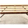 Image 2 : Antique wooden folding wash stand on wheels
