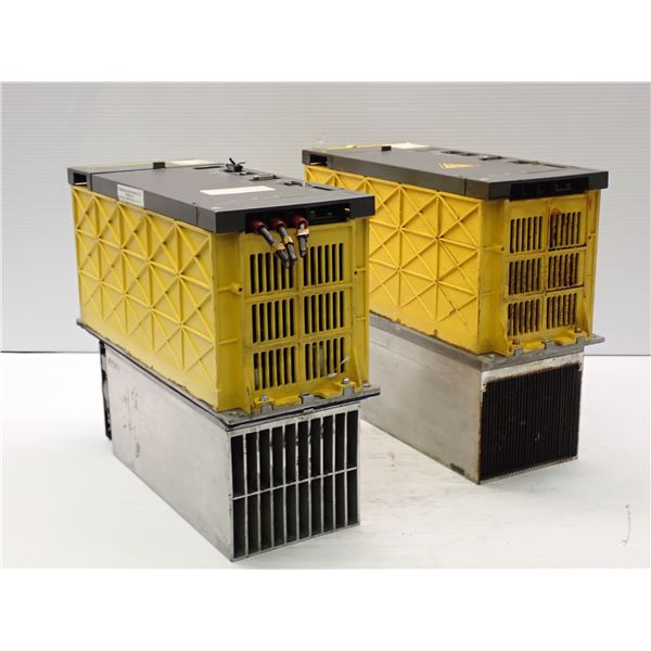 (2) Fanuc # A06B-6087-H130 / #A06B-6091-H130 Power Supply Modules