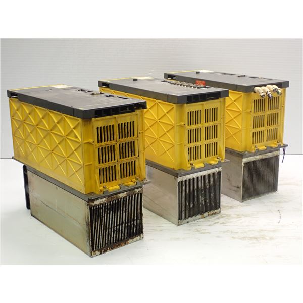 (3) Fanuc # A06B-6087-H130 Power Supply Modules