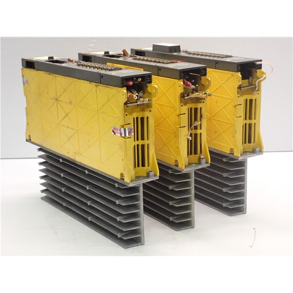 (3) Fanuc # A06B-6079-H206 Servo Amplifier Modules