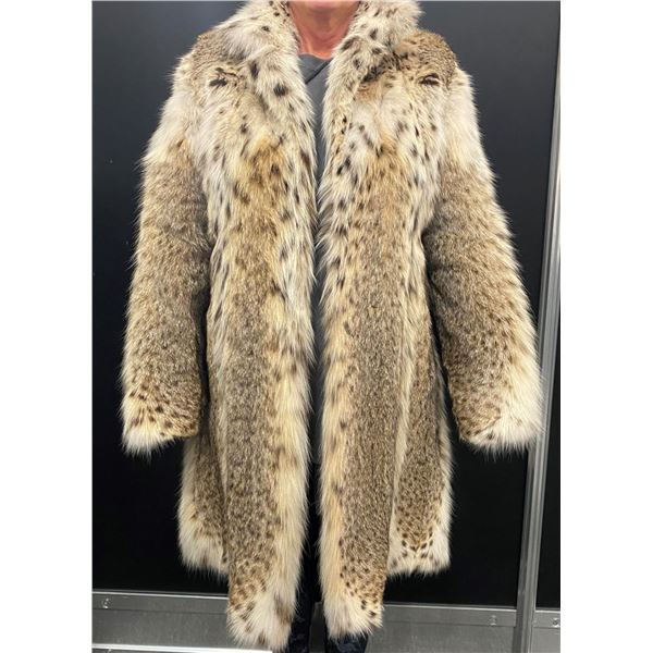 DAVID GREEN: Ladies Natural Lynx Cat Jacket