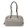 Image 1 : Chanel Grey Lambskin Country Chic Bowler Bag