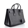 Image 1 : Saint Laurent Black Studded Leather Sac de Jour Small Bag