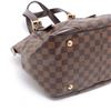 Image 4 : Louis Vuitton Damier Ebene Canvas Leather Verona MM Shoulder Bag