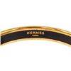 Image 6 : Hermes Blue Gold Print Enamel Bangle Bracelet