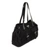 Image 2 : Prada Black Tessuto Nylon Two-Pocket Tote Bag