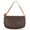 Image 2 : Louis Vuitton Brown Monogram Canvas Leather Pochette Accessories Shoulder Bag