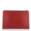 Image 2 : Gucci Red Leather Gucci Ghost Zipped Large Pouch