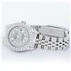 Image 5 : Rolex Ladies Stainless Steel Quickset Meteorite Diamond Lugs Jubilee Datejust Wr