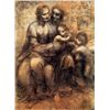 Image 1 : Leonardo da Vinci - Mary, Christ, St. Anne and the Infant St. John