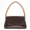 Image 1 : Louis Vuitton Brown Monogram Canvas Leather Mini Looping Bag