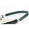 Image 4 : Hermes Green Canvas Leather Evelyn I Panama Crossbody Bag