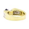 Image 3 : 2.45 ctw Blue Sapphire And Diamond Ring - 18KT Yellow Gold