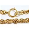 Image 7 : Chanel Vintage Gold-tone Metal CC Heart Pendant Necklace