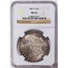 Image 1 : 1881-S $1 Morgan Silver Dollar Coin NGC MS64