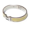 Image 8 : Hermes Yellow Metal Clic Clac Bangle Bracelet PHW