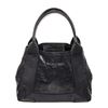 Image 2 : Balenciaga Black Calfskin Leather XS Navy Cabas Tote Bag