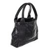 Image 4 : Balenciaga Black Calfskin Leather XS Navy Cabas Tote Bag