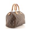 Image 2 : Louis Vuitton Brown Monogram Canvas Leather Speedy 25 cm Handbag