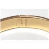 Image 9 : Hermes Purple Metal Clic Clac Bangle Bracelet GHW