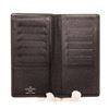 Image 5 : Louis Vuitton Black Canvas Leather Long Card Wallet