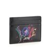 Image 1 : Christian Louboutin Kios Card Holder Printed Leather Black