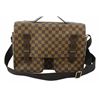 Image 1 : Louis Vuitton Damier Ebene Canvas Leather Broadway Messenger Bag