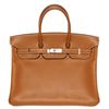 Image 1 : Hermes Gold Epsom Leather Birkin 35cm Handbag