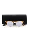 Image 1 : Saint Laurent Slim Wayfarer Sunglasses Tortoise Acetate Brown