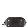 Image 3 : Salvatore Ferragamo Fiamma Satchel Laser Cut Suede with Glitter Medium Black