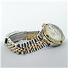 Image 9 : Rolex Ladies 2 Tone MOP Diamond & Emerald Datejust Wristwatch