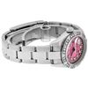 Image 4 : Rolex Ladies Stainless Steel Quickset Pink String Diamond 26MM Datejust Wristwat