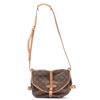 Image 1 : Louis Vuitton Brown Monogram Canvas Leather Saumur 30 cm Crossbody Bag