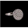 Image 1 : 14KT White Gold 0.51 ctw Diamond Ring