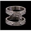 Image 1 : 14KT White Gold 0.42 ctw Diamond Ring