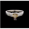 Image 2 : 1.28 ctw Diamond Ring - 14KT White Gold