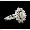 Image 1 : 1.44 ctw Diamond Ring - 14KT White Gold