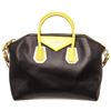 Image 1 : Givenchy Black Leather Medium Antigona Satchel Bag