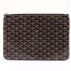 Image 1 : Goyard Black Goyardine Coated Canvas Senat MM Clutch
