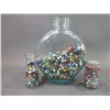 Large Jar Of Marbles- Milk Bottle Of Marbles- Canning Jar Of Marbles- Most Are Old- Some Shooters