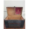 Image 5 : Round Top Trunk-Good Condition- 22"H X 30.5"W X 17"D