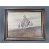 Image 2 : Signed Russell 1902 Indian Print- 28" X 22"