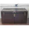 Image 1 : Flat Top Trunk- Good Condition- 20"H X 36"W X 19"D