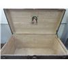 Image 3 : Flat Top Trunk- Good Condition- 20"H X 36"W X 19"D