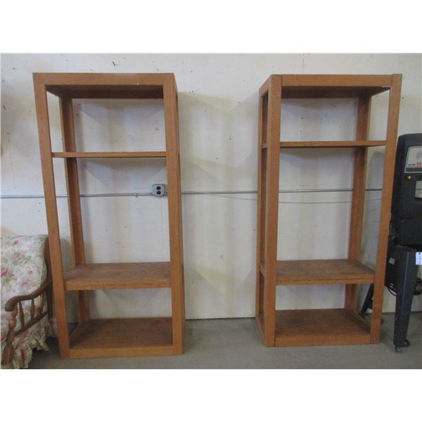 2 Display Cases- 80"H X 36"W X 18"D