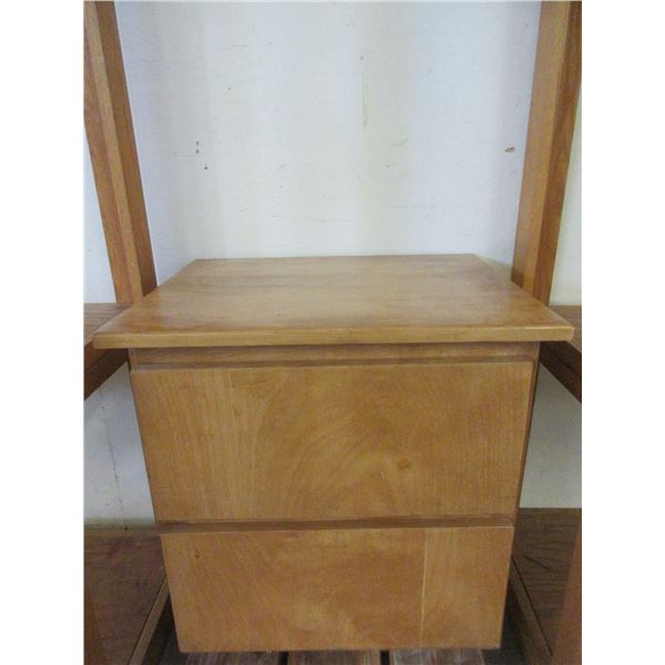 Small 2 Drawer Cabinet- 20"H X 21"W X 16"D