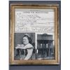 Image 1 : Copy Of Prostitution License- Arizona Territory 1899- Tea Cup Sallie- 11" X 9"