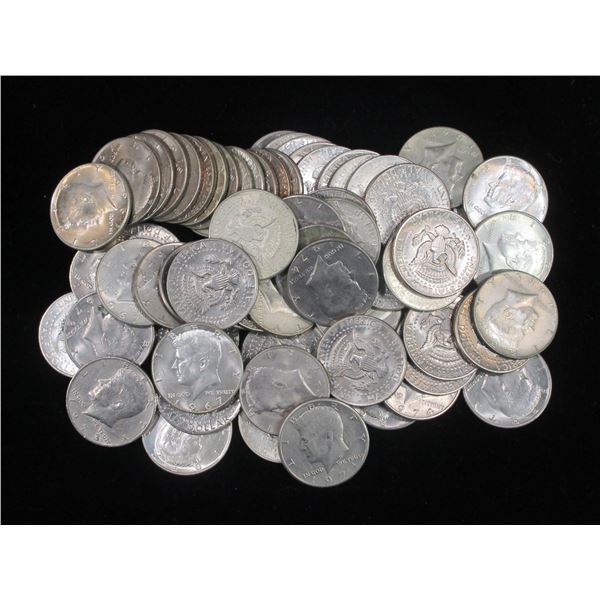 68 Post 1964 Kennedy Half Dollars